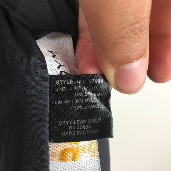 Mycra Pac One Style #47084 Black Rain Jacket Size Small Medium Embroidered M - Picture 8 of 12